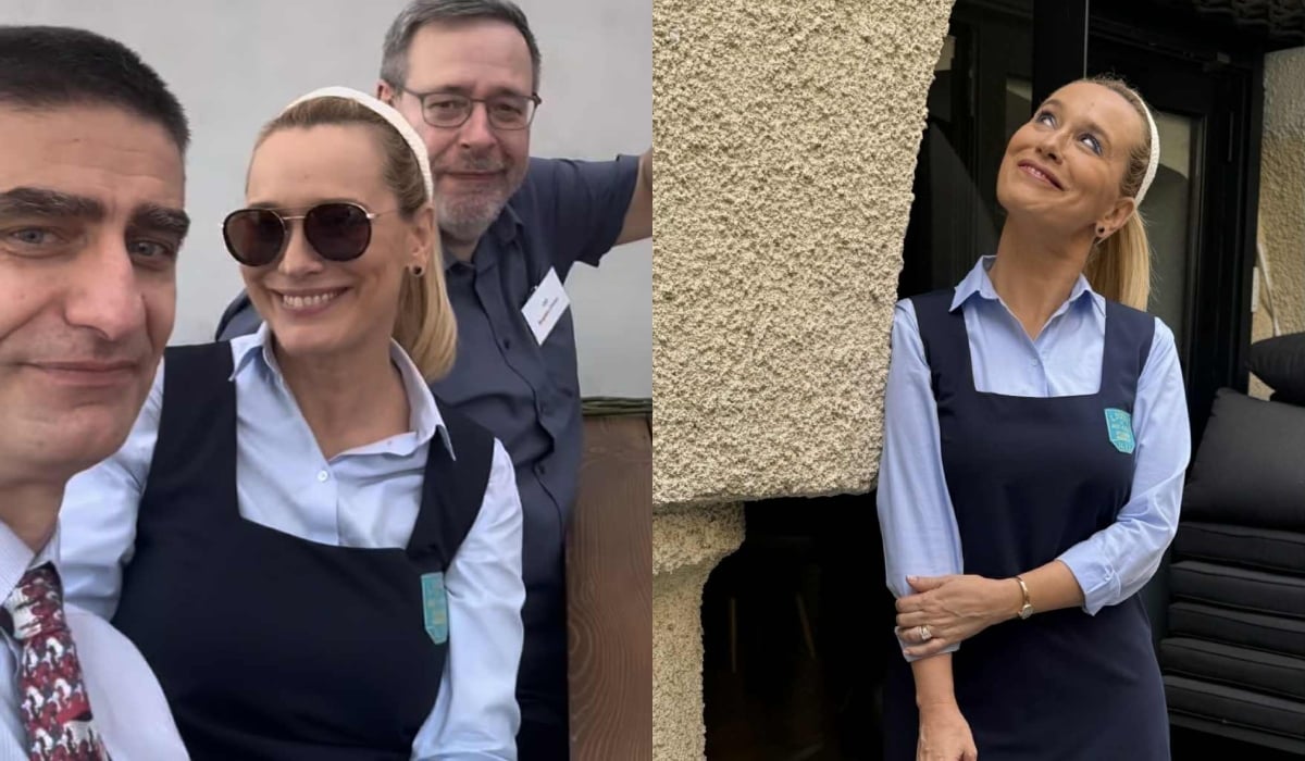 Cum a apărut Andreea Esca la reuniunea cu colegii de liceu. Prezentatoarea de la PRO TV s-a îmbrăcat în școlăriță