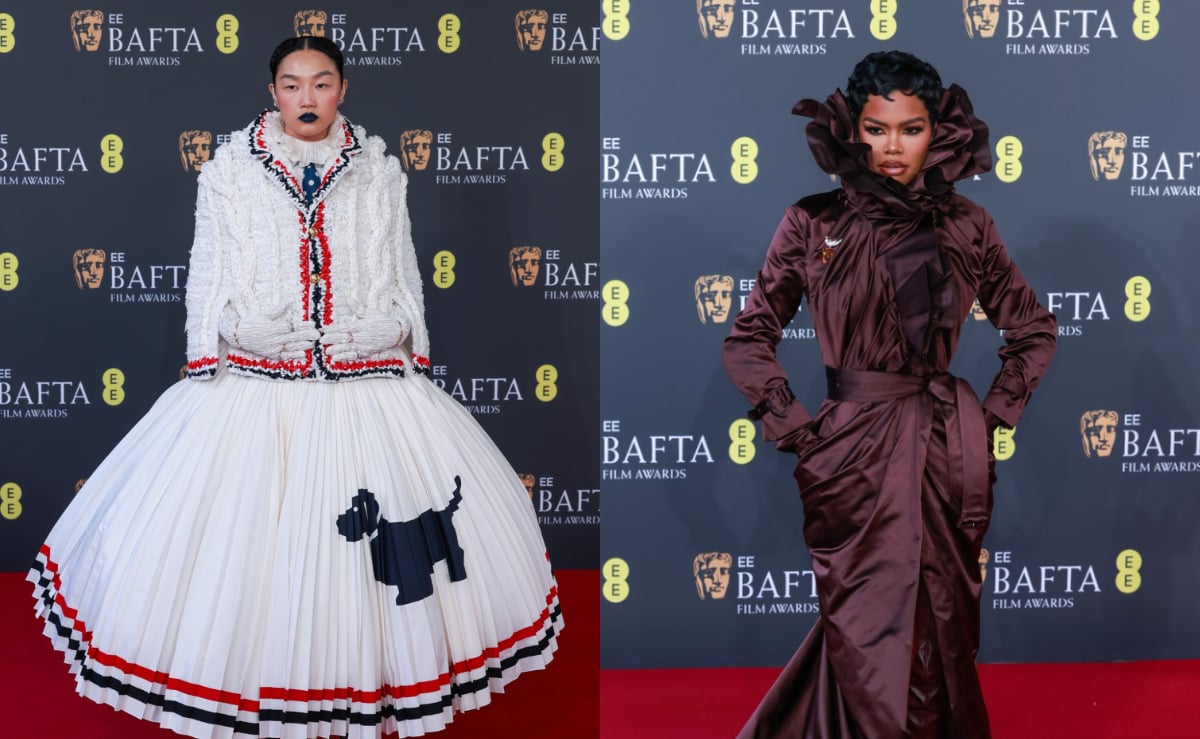 Topul celor mai prost îmbrăcate vedete la Premiile BAFTA 2026. Un actor a purtat un costum cu detalii ce imitau mătreața, iar o actriță a avut o rochie suport pentru pahare
